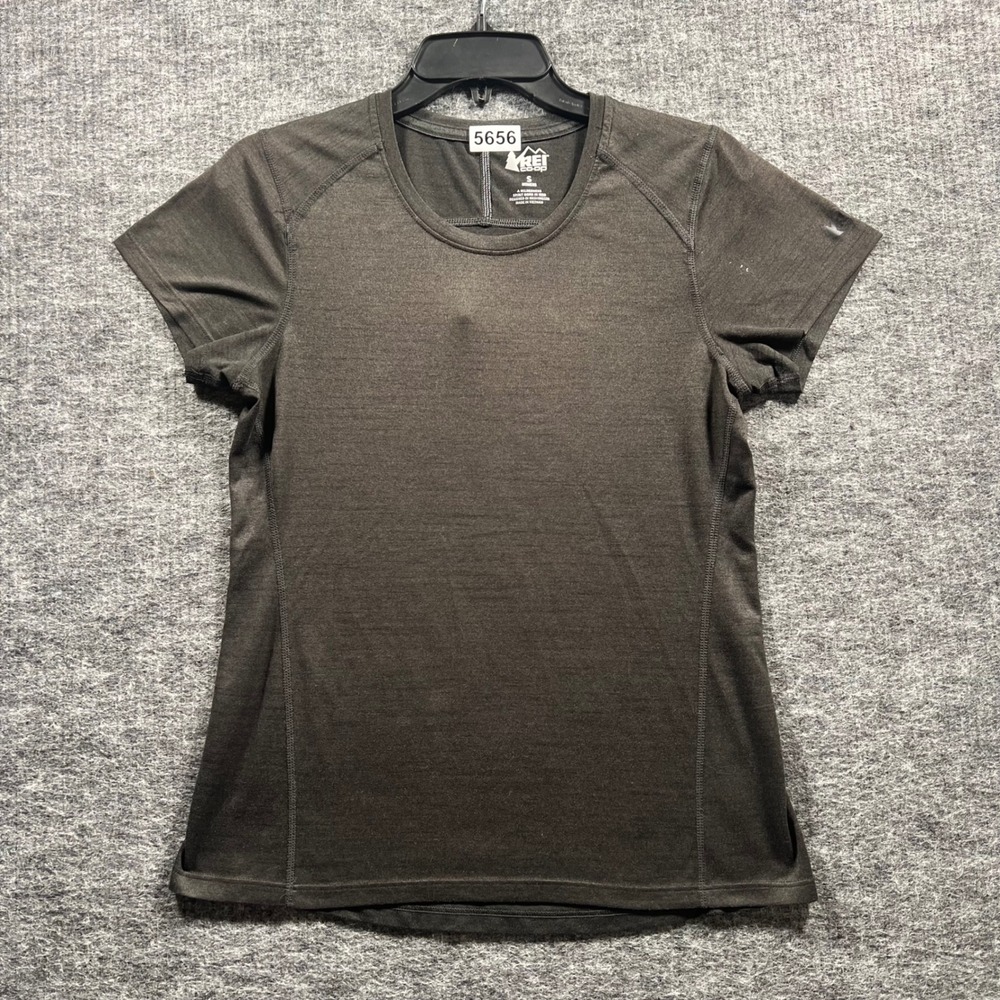 REI Co-op Womens Small Gray Short Sleeve Activewear Hiking T-Shirt